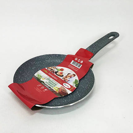 Сковорода для млинців Con Brio CB-1815 18 см, сковорода зручна на кухню, антипригарна сковорода, фото 1