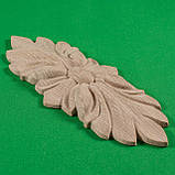 Дерев'яний різьблений декор для меблів/Декор вертикальний/ Код ДВ3, фото 2