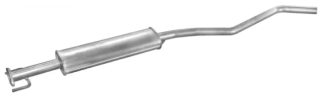 Резонатор Opel Vectra B 95-99 Polmostrow середній (1.6 8V / 1.7TD), фото 1