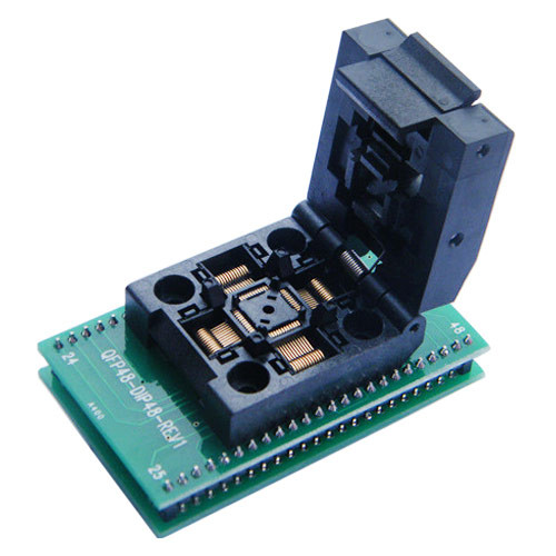 TQFP48 QFP48 PQFP48 - DIP48 перехідник панелька, фото 1