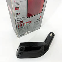 Автомобільний FM трансмітер модулятор H15 Bluetooth MP3, FM модулятор usb. Колір: чорний, фото 5