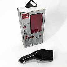 Автомобільний FM трансмітер модулятор H15 Bluetooth MP3, FM модулятор usb. Колір: чорний, фото 6