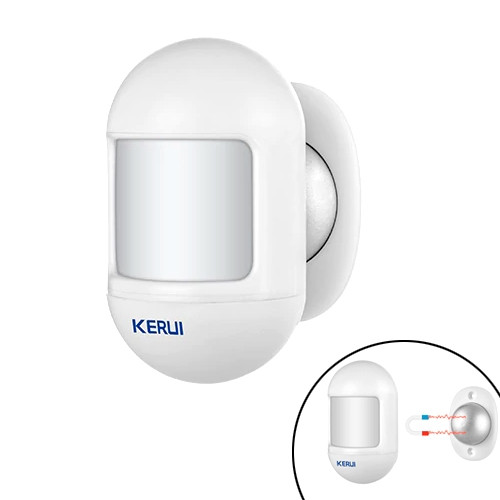 Датчик руху міні ІЧ PIR 433МГц для GSM сигналізації KERUI P831, фото 1