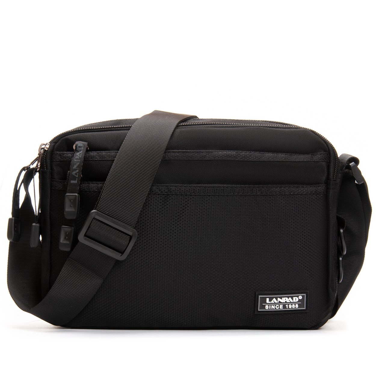 Сумка планшетка чоловіча нейлонова Lanpad 15029 black, фото 1