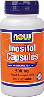 Інозитол, Inositol 500 mg Now Foods (100 caps)