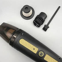 Автомобільний пилосос Car Vacuum Cleaner HY05 на АКУМУЛЯТОРІ. Колір: чорний, фото 4