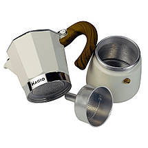 Гейзерна кавоварка Magio MG-1009 450 мл, гейзерна турка для кави, кавоварка гейзерного типу, фото 4