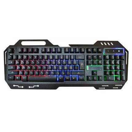 Клавіатура UKC KEYBOARD GK KW-900/4400 дротова з підсвічуванням мембранна, фото 1