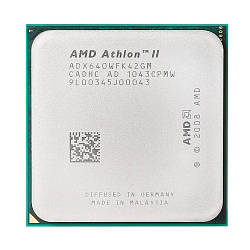 Процесор AMD Athlon II X4 640, 4 ядра, 3ГГц, AM2+, AM3