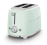 Глянцевий тостер із двома відділеннями Smeg TSF01PGEU дизайнерський тостер із піддоном для крихт, фото 2