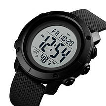 Годинник наручний чоловічий SKMEI 1434BKWT BLACK-WHITE, оригінальний чоловічий годинник. Колір: чорний, фото 5