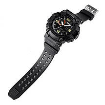 Годинник наручний чоловічий SKMEI 1520BK BLACK, армійський годинник протиударний. Колір: чорний, фото 4
