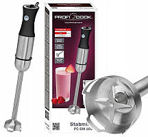 Блендер занурювальний ProfiCook 1000 Вт 5 рівнів швидкості, довгий спіральний кабель (PC-SM 1094)