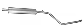 Резонатор Renault Duster 10-18 Polmostrow середній (1.6)