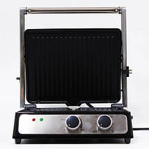 Контактний притискний електричний гриль Crownberg CB-1044 2000W, фото 4