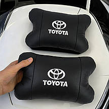 Подушки на підголовник Toyota 2шт , Набір подушок в авто Тойота, Автомобільна ортопедична подушка Тойота, фото 4