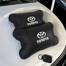 Подушки на підголовник Toyota 2шт , Набір подушок в авто Тойота, Автомобільна ортопедична подушка Тойота, фото 6