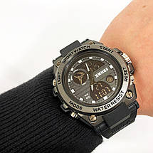 Годинник наручний чоловічий SKMEI 2031BK BLACK, чоловічий тактичний годинник, протиударний годинник. Колір: чорний, фото 2