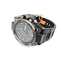 Годинник наручний чоловічий SKMEI 2031BK BLACK, чоловічий тактичний годинник, протиударний годинник. Колір: чорний, фото 5