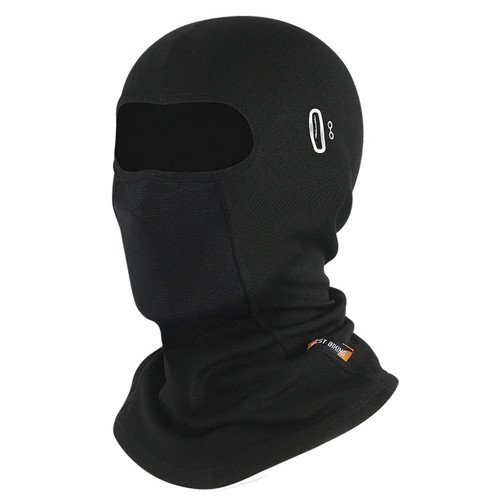Балаклава флісова зимова West Biking, підшоломник еластичний 26x41см, чорна, фото 1