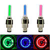 Світлодіодна підсвітка коліс велосипеда, авто на ніпель, пара, фото 2