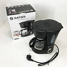 Кавоварка крапельна Satori SCM-600-PBL 650 Вт, Маленька кавомашина для дому, Маленька кавомашина, фото 4