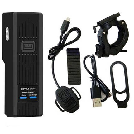 Велофара з сигналом Waterproof MT-007-T6 450Lum 18650 з виносною кнопкою Довговічний велосипедний ліхтар, фото 3