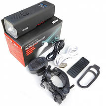Велофара з сигналом Waterproof MT-007-T6 450Lum 18650 з виносною кнопкою Довговічний велосипедний ліхтар, фото 4