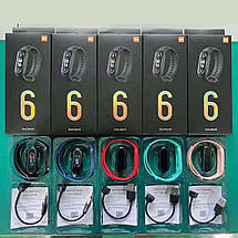 Фітнес браслет FitPro Smart Band M6 (смарт годинник, пульсоксиметр, пульс). Колір: чорний, фото 2