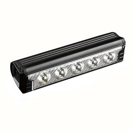 Велофара потужна FY-339B-5LED(white+yellow), Світлові сигнали для велосипеда, Фара led для велосипеда, фото 1