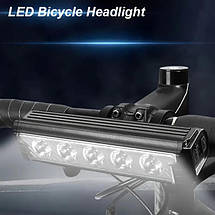 Велофара потужна FY-339B-5LED(white+yellow), Світлові сигнали для велосипеда, Фара led для велосипеда, фото 3