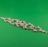 Дерев'яний різьблений декор для меблів/Декор вертикальний/ Код ДВ8, фото 2