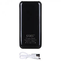 Мобільна зарядка портативна Power Bank 30000 mAh UKC, Зовнішній акумулятор, Зарядка power bank. Колір: чорний, фото 4