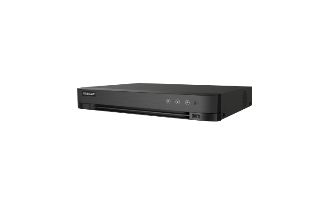 Відеореєстратор Hikvision iDS-7204HQHI-M1/XT 4-канальный 1080p 1U H.265 AcuSense, , 5МП 20 к/с; 4 МП 25 к/с5, фото 1