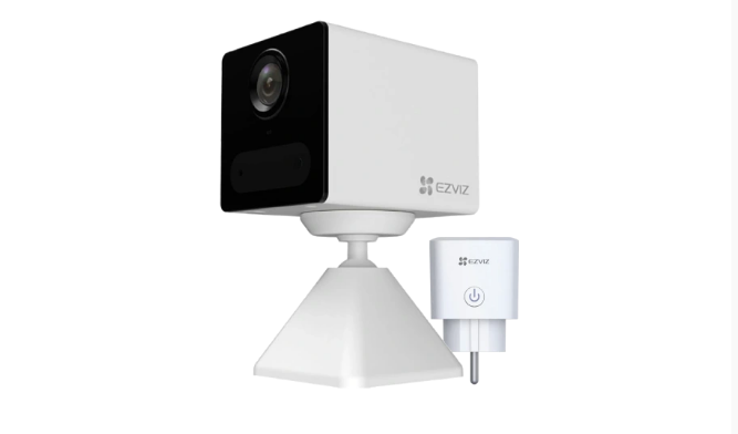Комплект камера та розетка Ezviz CS-CB2 (1080P,WH)+CS-T30-10B-EU