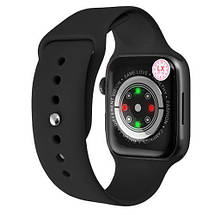 Розумний смарт годинник Smart Watch Z37 голосовий виклик, температура тіла, пульсометр, тонометр. Колір: чорний, фото 2