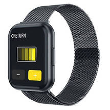 Смарт-годинник Smart Watch T88 Спортивний з пульсометром, тонометром, два браслети. Колір: чорний, фото 5