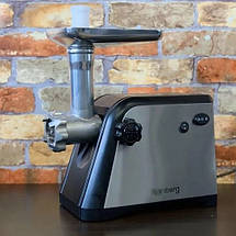 М'ясорубка Rainberg RB-672 3000W електрична з реверсом та соковижималкою, м'ясорубка електрична метал, фото 6