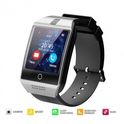 Смарт-годинник Smart Watch Q18. Колір: срібний, фото 1