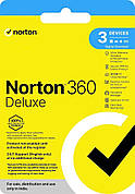 Антивірус Norton 360 Deluxe на 3 місяці для 3 пристроїв (Ліцензійний ключ)
