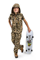 Жилет дитячий ARMY KIDS Скаут камуфляж Піксель на підкладці, фото 3