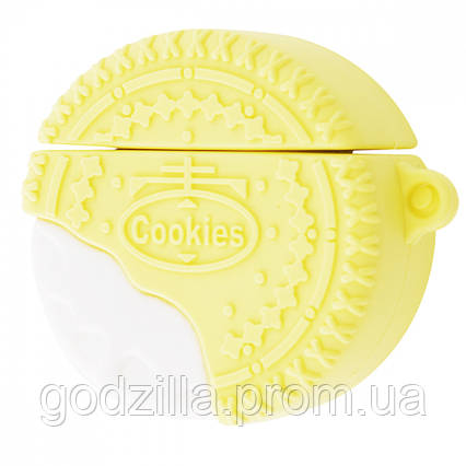 Чохол для AirPods печиво жовте