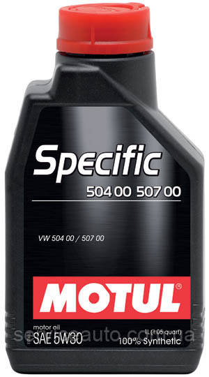 Моторна олива Motul SPECIFIC 504 00 — 507 00 5W-30, 1L