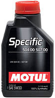 Моторное масло Motul SPECIFIC 504 00 - 507 00 5W-30, 1L