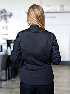 Сорочка Leo зі стійкою Жіноча Чорна S, фото 3