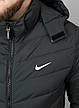 Чоловіча куртка Nike весна осінь, спортивна куртка Найк демісезонна з капюшоном синя, фото 11