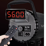 Сферичний софтбокс-ліхтар з постійним відеосвітлом SL-700 LED 700W та штатив 280 см, Софтбокс чайнабол, Софтбокс куля, фото 8