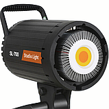 Сферичний софтбокс-ліхтар з постійним відеосвітлом SL-700 LED 700W та штатив 280 см, Софтбокс чайнабол, Софтбокс куля, фото 4