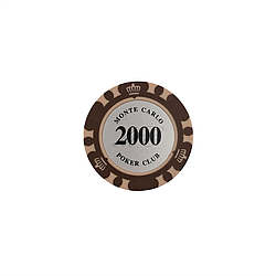 Фішка для покеру, номінал 2000, шт