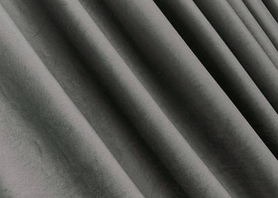 Шторна тканина оксамит (бархат), висота 3м. Колір сірий. Код 1658ш